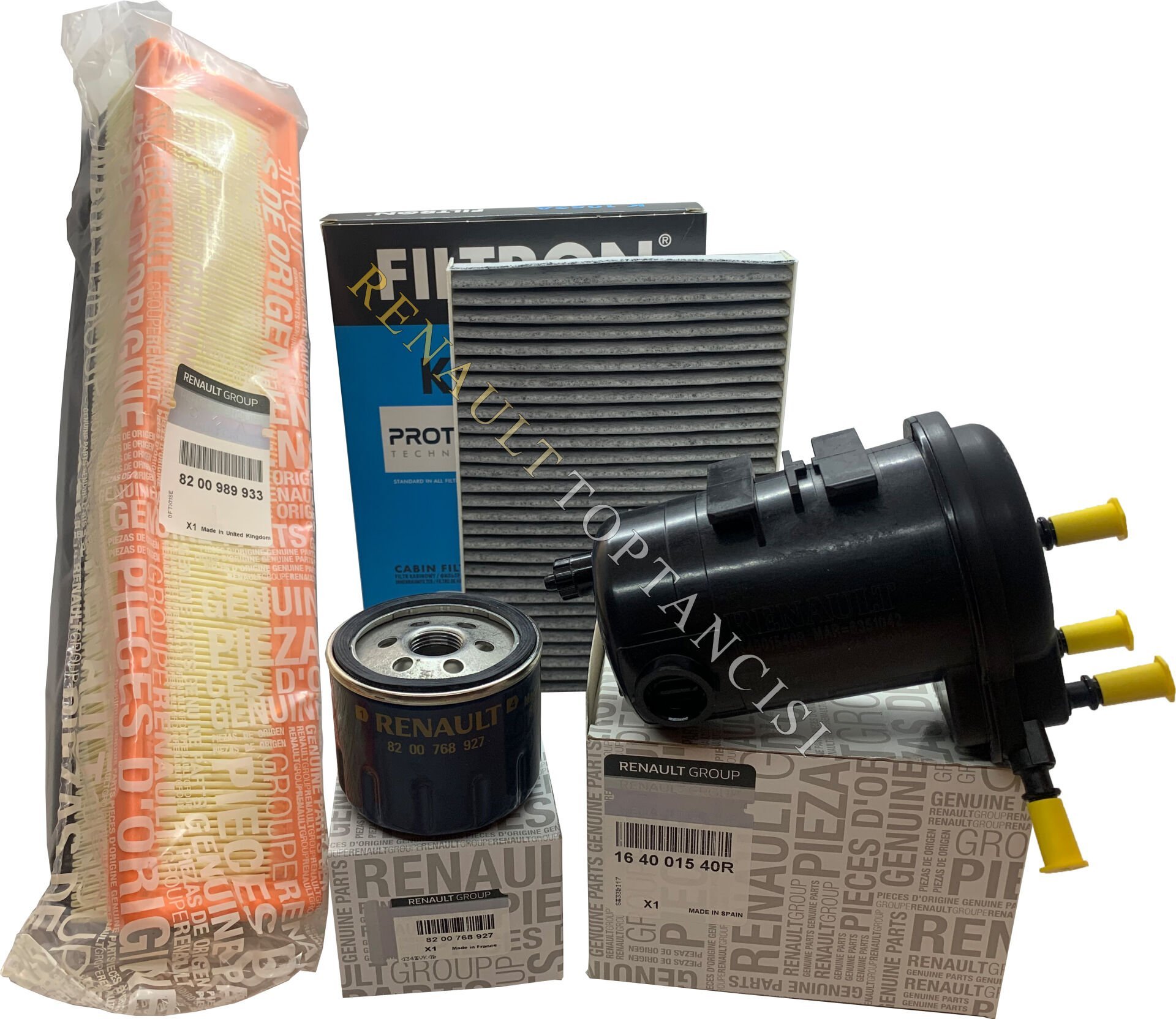 Renault Clio 2 1.5 dCi Periyodik Filtre Bakım Seti