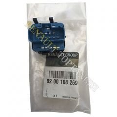 Cam Açma Düğmesi Ön Sol Megane 2 Master 3 Mavi Soket 8200108269