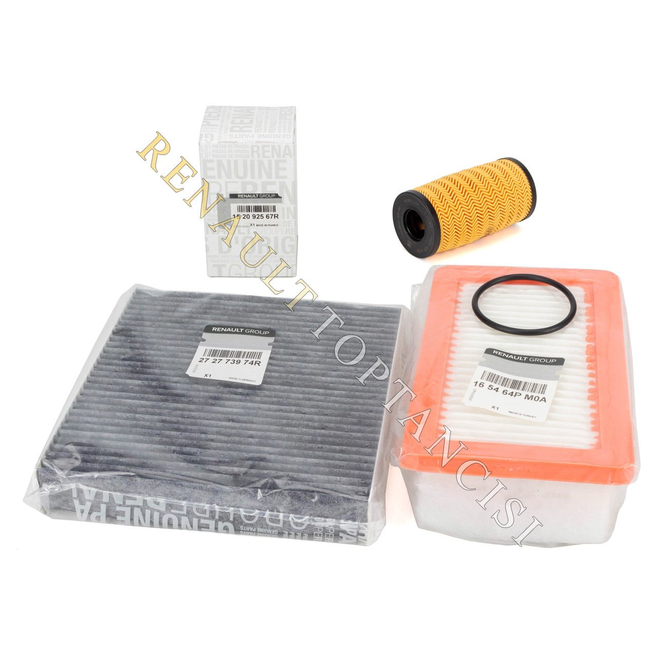 Renault Captur 2 1.5 Blue Dci Euro 6 Periyodik Filtre Bakım Seti Mazot Filtresiz