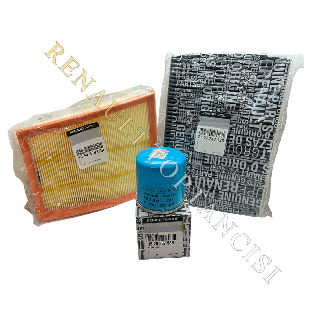 Renault Megane 4 1.6 SCe Periyodik Filtre Bakım Seti