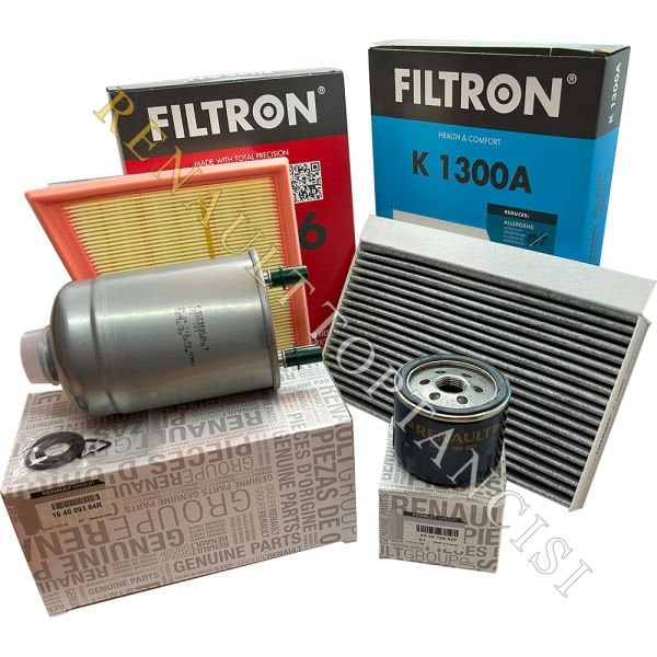 Renault Megane 3 SW ve İhtal Kasa 1.5 dCi Periyodik Filtre Bakım Seti Mazot Filtreli