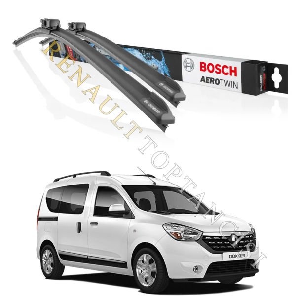 Ön Cam Silecek Süpürgesi Takımı Dacia Dokker 2016-2022 Bosch Aerotwin 288901217R 288908716R