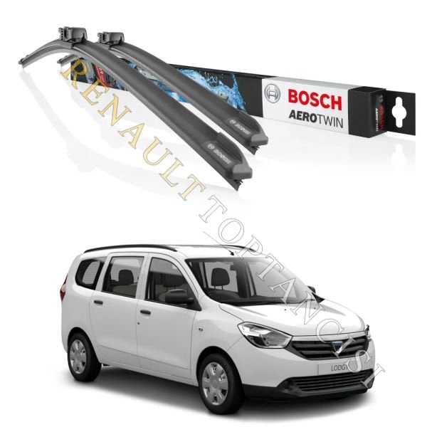 Ön Cam Silecek Süpürgesi Takımı Dacia Lodgy 2016-2022 Bosch Aerotwin 288901217R 288908716R