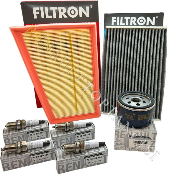 Renault Fluence Periyodik Filtre Bakım Seti 1.6 16V Bujili