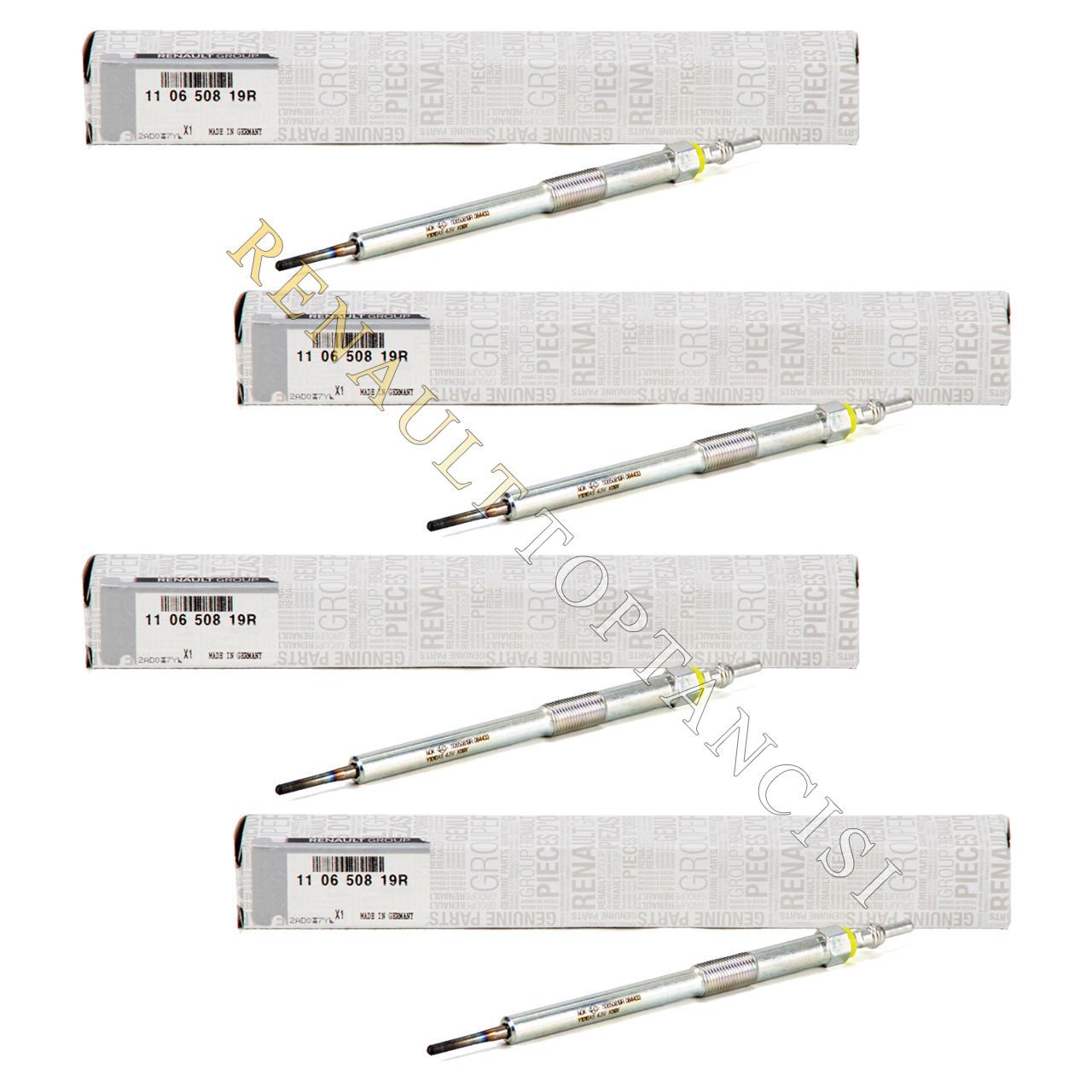 Kızdırma Isıtma Bujisi Takımı Megane 4 Talisman Kadjar Koleos Trafic 3 1.6 dCi R9M 110650819R