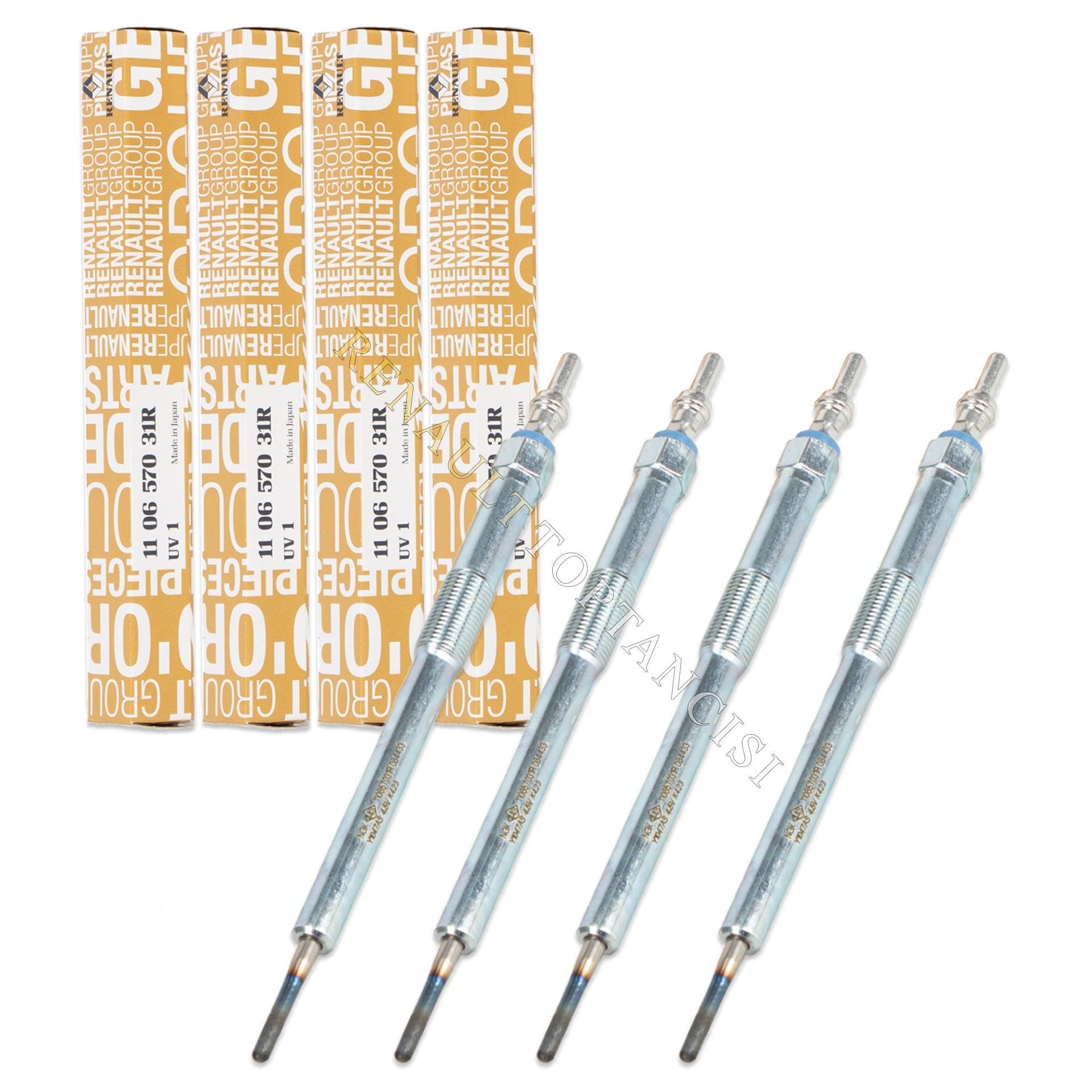 Kızdırma Isıtma Bujisi Takımı  Trafic 3 2.0 Dizel 110657031R