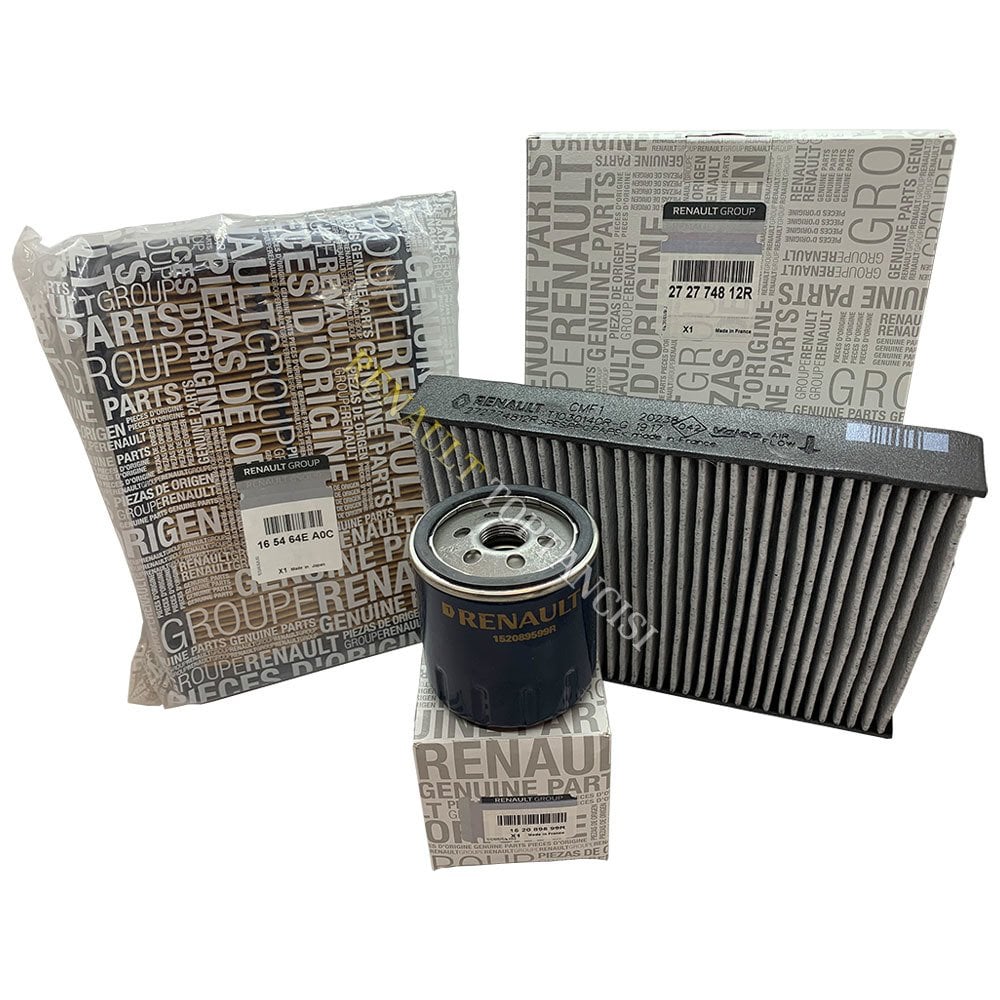 Renault Kadjar 1.5 dCi Dizel Periyodik Filtre Bakım Seti Mazot Filtresiz