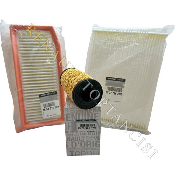 Renault Express 1.5 Blue Dci Euro 6 Periyodik Filtre Bakım Seti Mazot Filtresiz