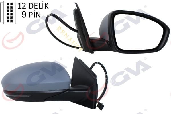 Dış Yan Dikiz Ayna Sağ Elektrikli Megane 4