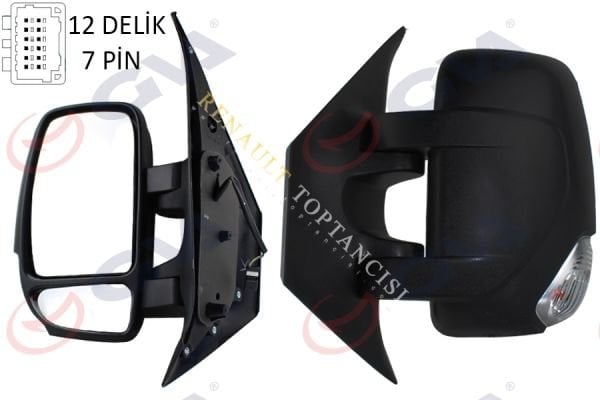 Dış Yan Dikiz Ayna Sol Elektrikli Master 3 963021976R