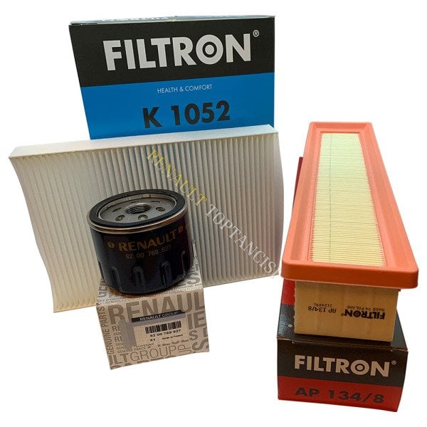 Renault Clio 2 1.5 dCi Periyodik Filtre Bakım Seti Mazot Filtresiz