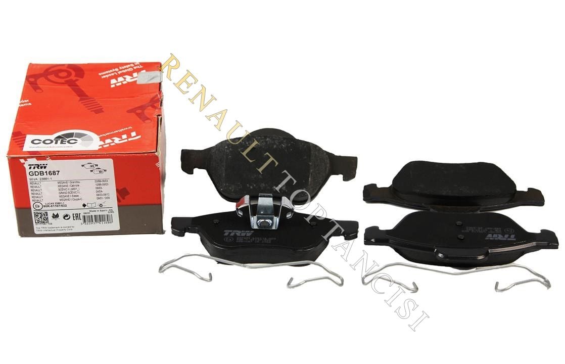 Fren Balatası Ön Grand Scenic 2 410600756R