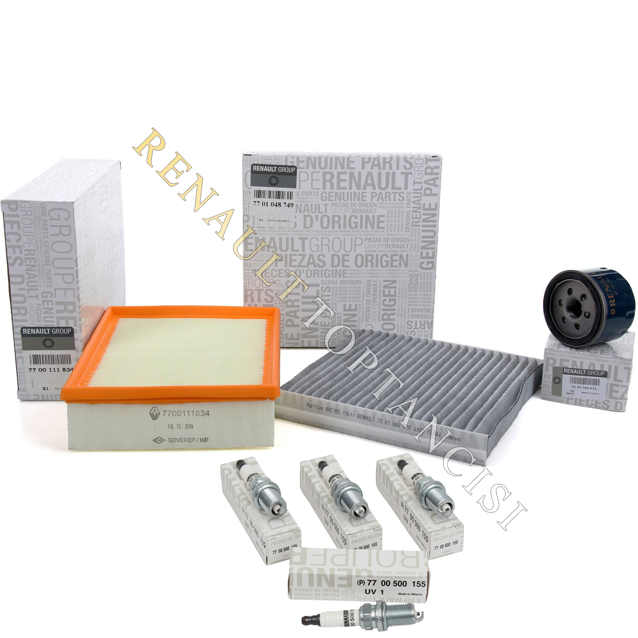 Renault Laguna 2 1.6 16V 115 BG Periyodik Filtre Bakım Seti