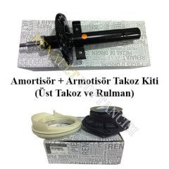 Ön Amortisör + Amortisör Takoz Kiti Megane 2 Hatchback