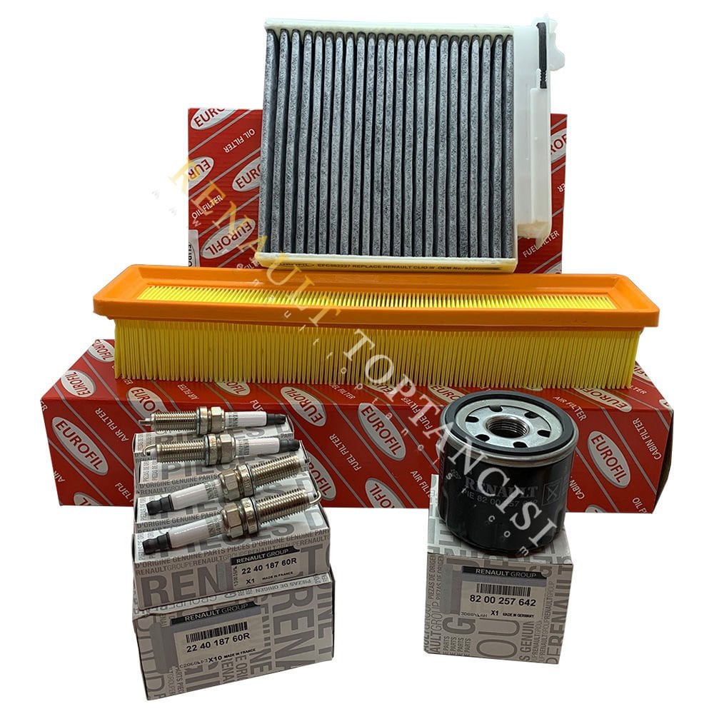 Renault Clio 3 1.2 16V Periyodik Filtre Bakım Paketi Bujili