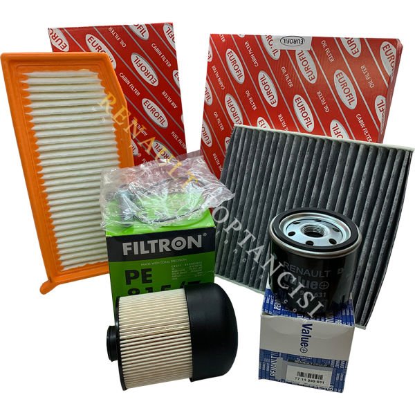 Renault Symbol 2 1.5 dCi Filtre Bakım Paketi FİLTRON Mazot Filtreli