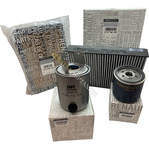 Renault Kadjar 1.5 dCi Periyodik Filtre Bakım Seti