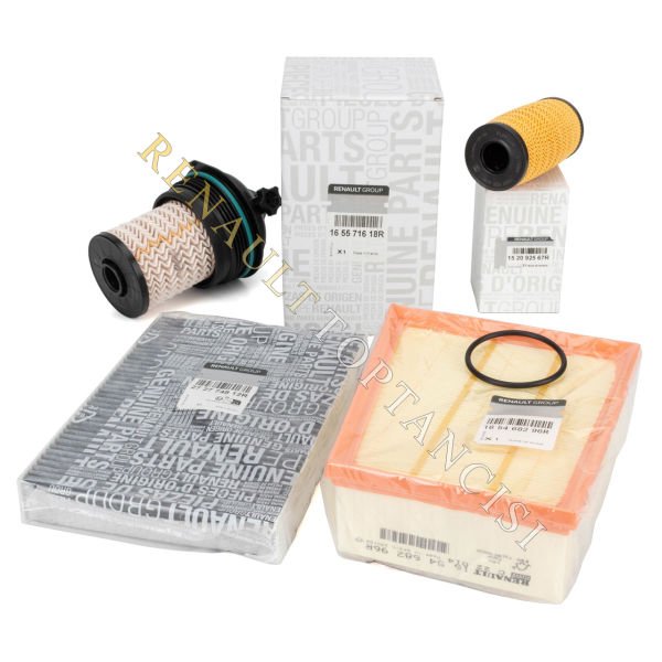 Renault Megane 4 1.5 Blue dCi Periyodik Filtre Bakım Seti