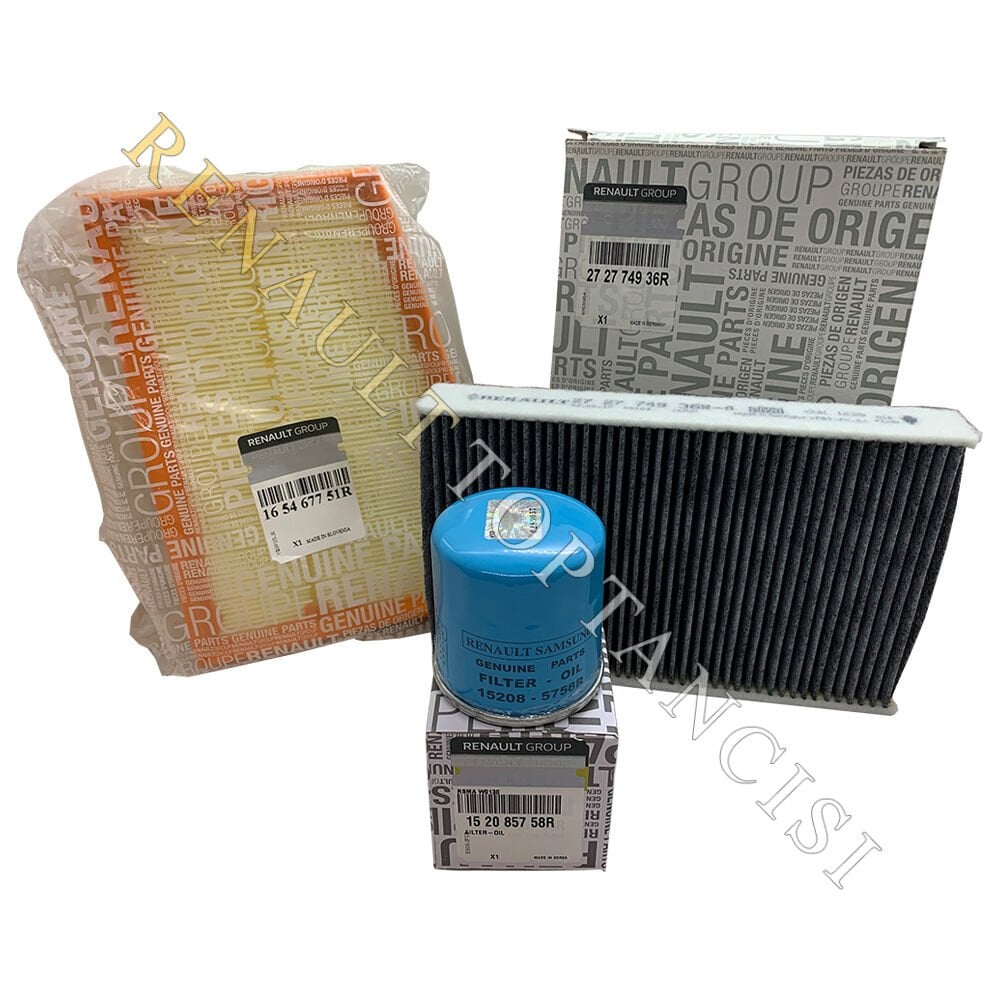 Renault Fluence H4M Motor Tipi 1.6 16V Periyodik Filtre Bakım Seti Bujisiz
