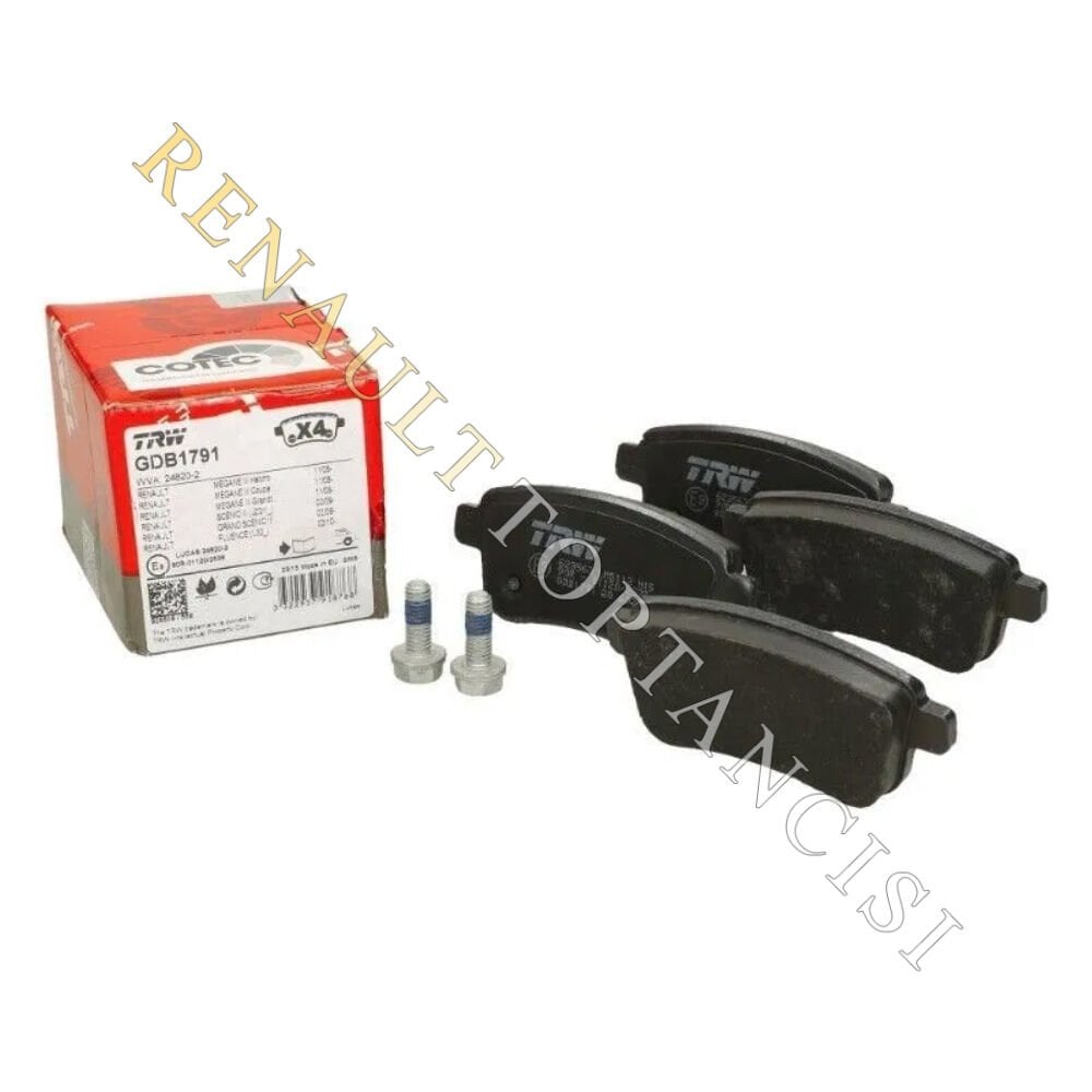 Arka Fren Balatası Megane 3-4 Fluence Scenic 3 Clio 5 Otomatik El Freni 440603558R